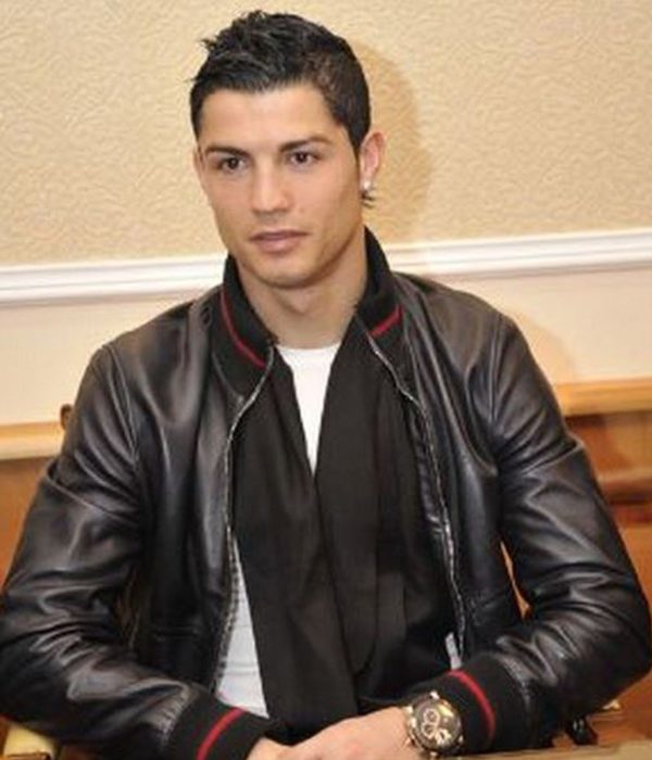 Cristiano Ronaldo Bomber Leather Jacket