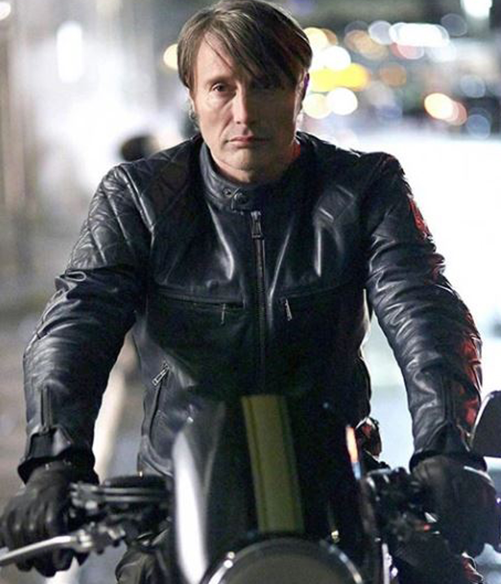 Mads Mikkelsen Hannibal Leather Jacket