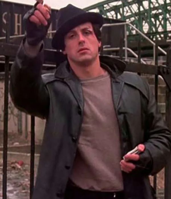 Rocky Balboa Sylvester Stallone Leather Coat