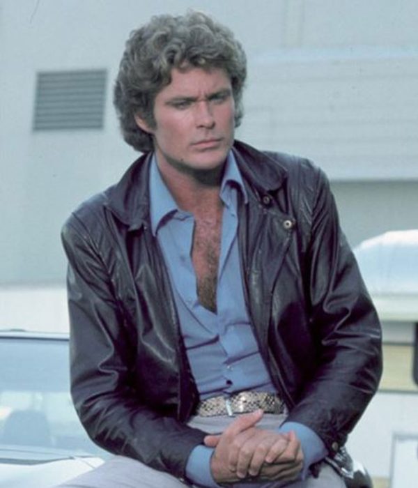 Knight Rider David Hasselhoff Leather Jacket